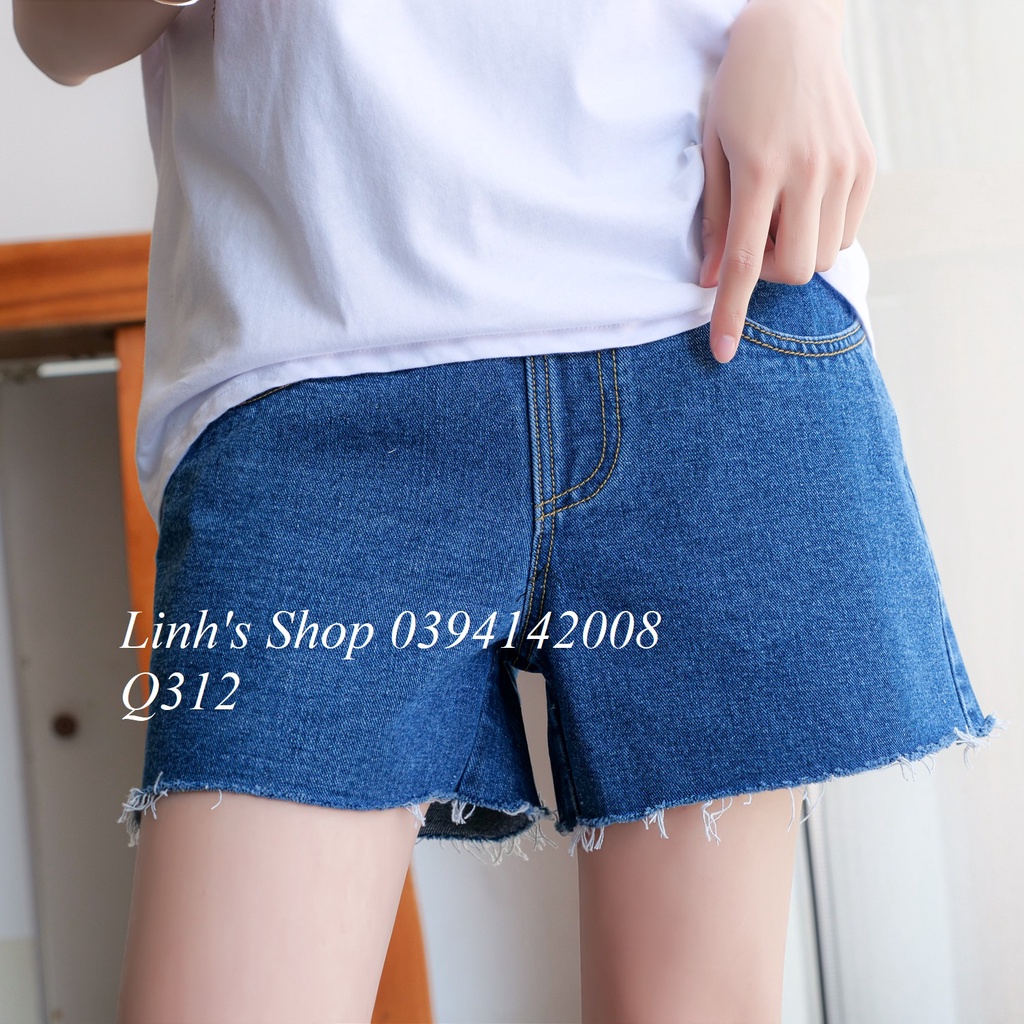Quần Jean Đùi Bầu Xinh Trẻ Trung Năng Động Q312