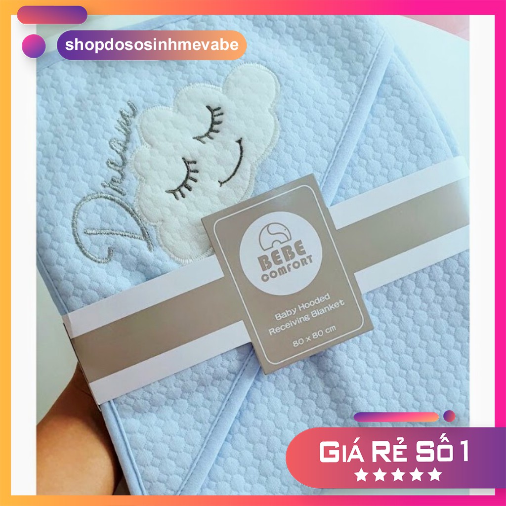 Khăn choàng Ủ bé sơ sinh / Chăn bế quấn bé chất liệu bông cotton BEBE
