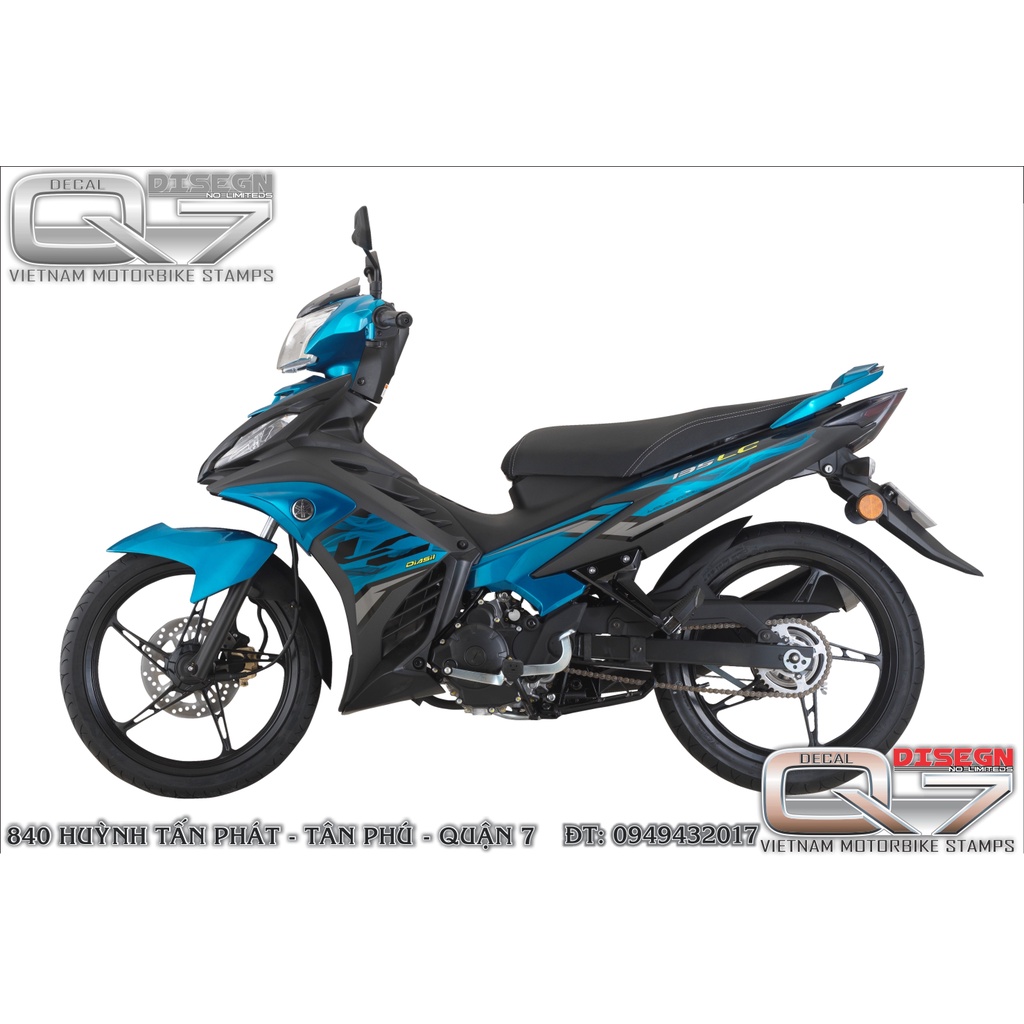 TEM RỜI EXCITER 2011 LC 2021 XANH ĐEN