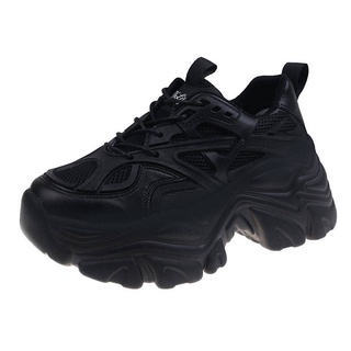Giày sneaker nữ đế đen phong cách hàn quốc