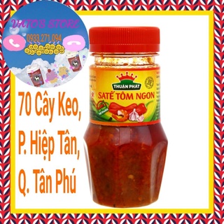 Ớt sa tế tôm ngon Thuận Phát hũ 85g - Sate Thuận Phát tôm chai 80g