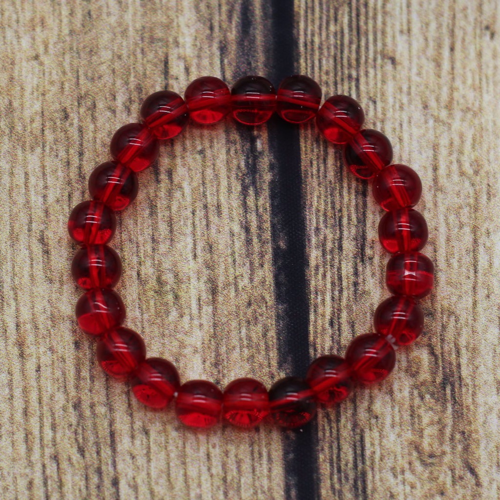 VT93 Vòng tay hạt đá hợp mệnh size hạt 8mm 5 cái/lốc