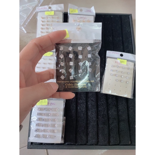 Bông tai thời trang 1 hột