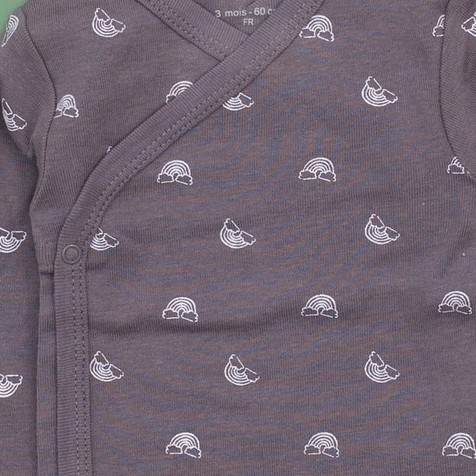 Body chip dài tay cotton mềm mại màu sắc nhẹ nhàng dễ mặc thời trang trẻ em COLORISTA