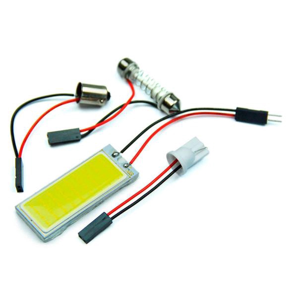 Đèn LED COB 12V Ánh Sáng Trắng Gắn Trần Xe Ô Tô