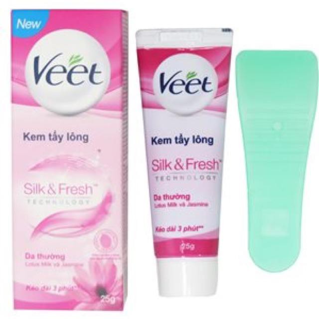 Kem tẩy lông Veet Silk Fresh 25g - cho da thường