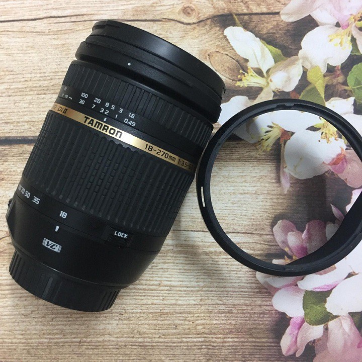 Ống kính Tamron 18-270 VC đời II cho Canon crop