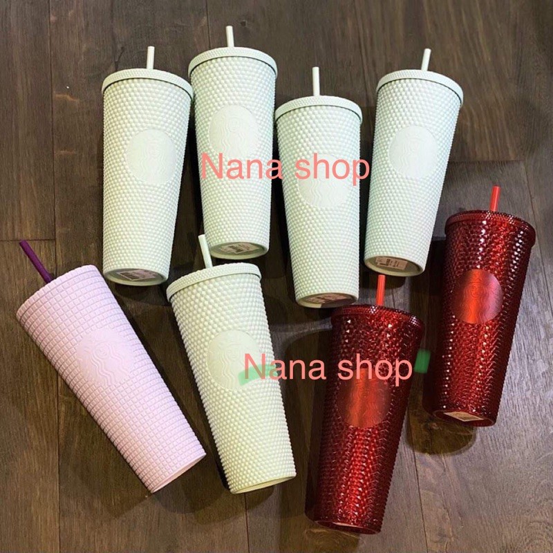 Ly starbucks chính hãng màu đỏ rượu