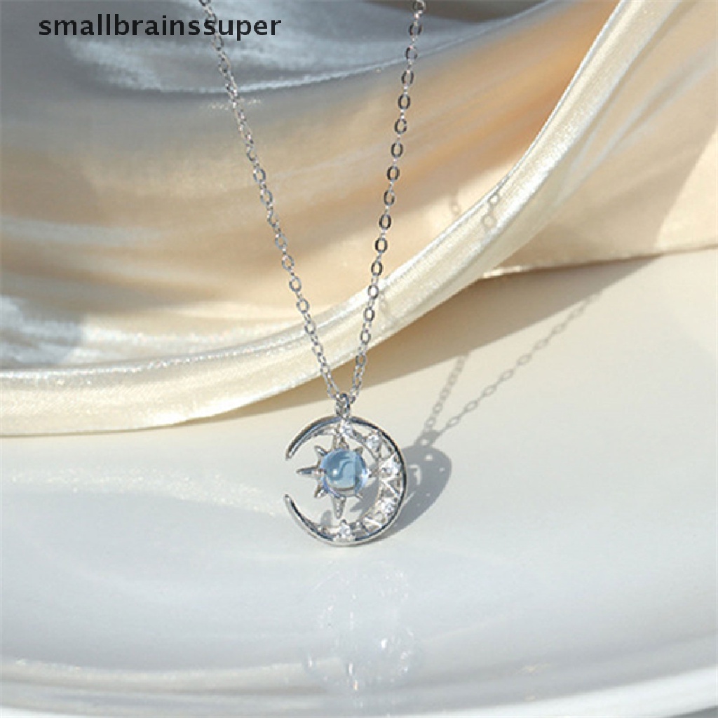 Vòng cổ Mặt Trăng Khuyết Đính Đá Phát Sáng Thời Trang Hàn Quốc