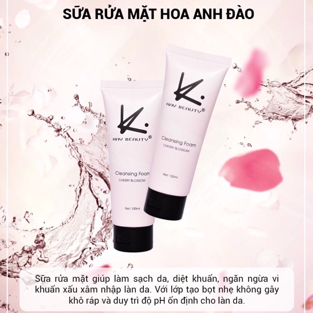 Sữa rửa mặt hoa anh đào