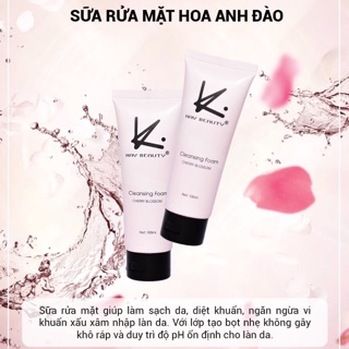Sữa rửa mặt hoa anh đào