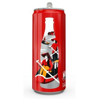 Lốc 6 lon coca cola 330ml