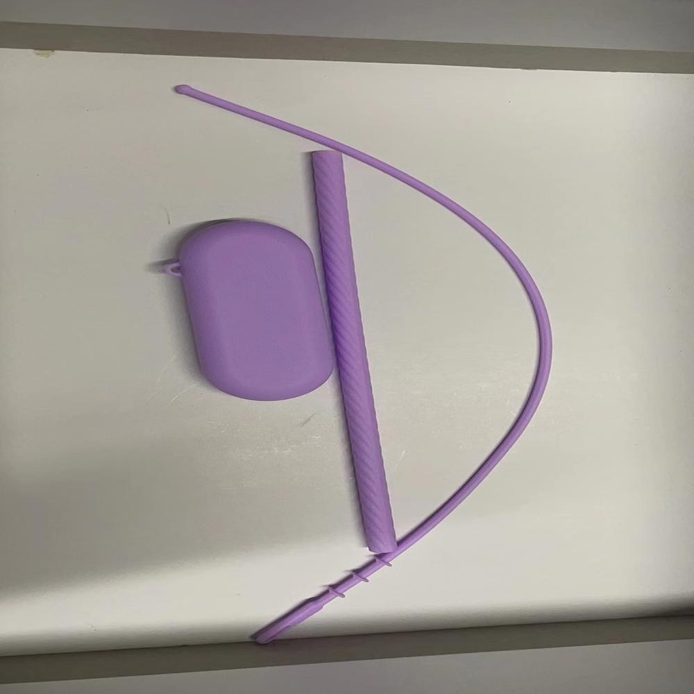 Bộ Ống Hút Silicone Gấp Gọn Tái Sử Dụng Được Kèm Hộp Đựng