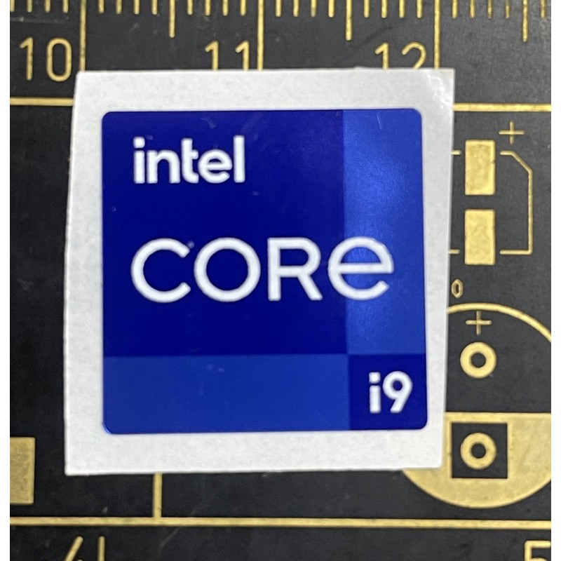 Sticker Logo Intel Core I9 11th Ori