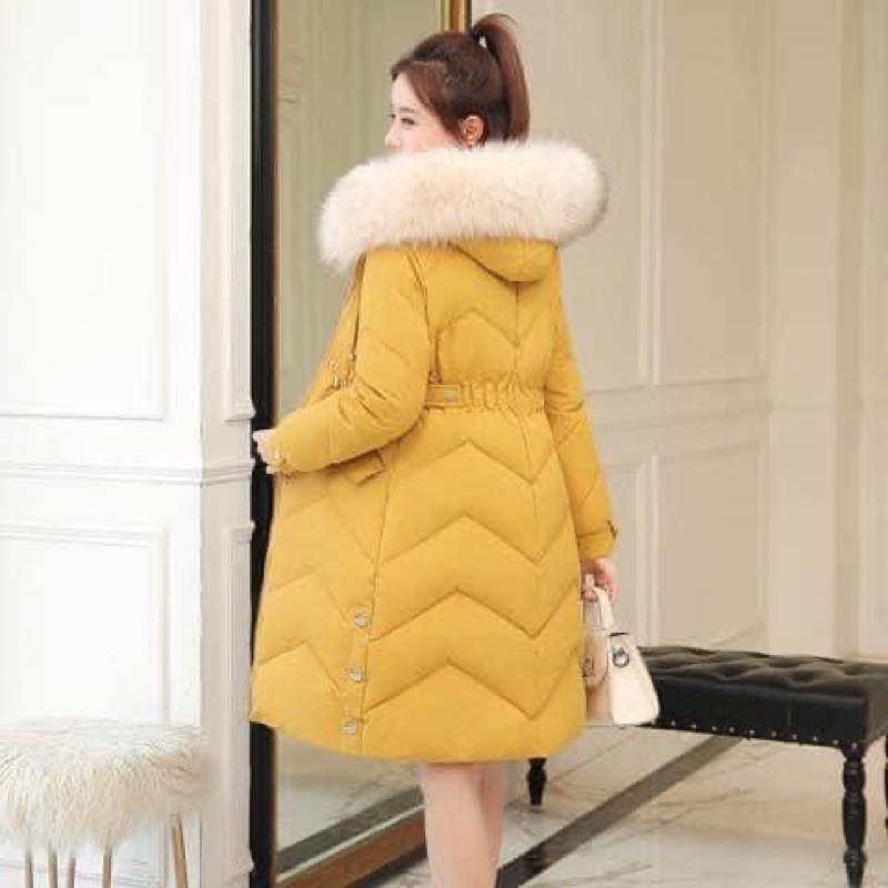 Áo khoác phao nữ dáng dài quá thời trang - Hàng order