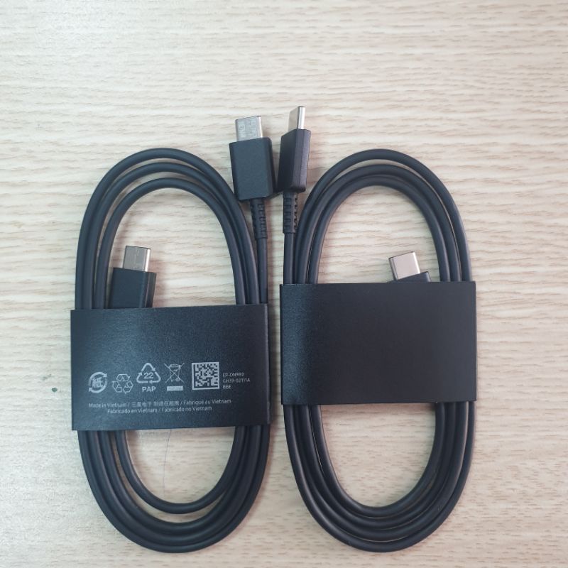 Cáp sạc nhanh samsung C to C /cáp sạc fold 3 dài 1 m chuẩn sạc nhanh .bảo hành 12 tháng