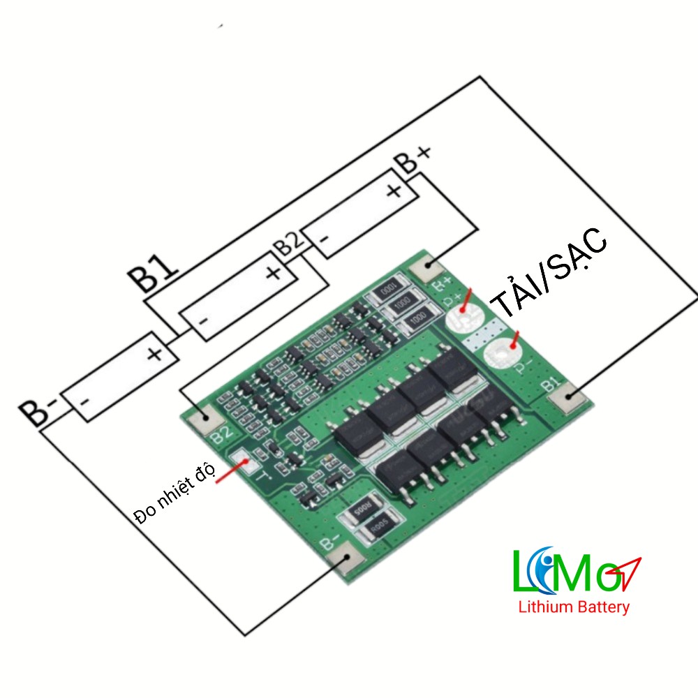 Mạch 3S 12,6V 20A, 25A, 30A, 40A. Mạch bảo vệ pin Lithium ion 3S nhiều mẫu, Bảo vệ sạc xả cho pin sắt 18650 - LIMO