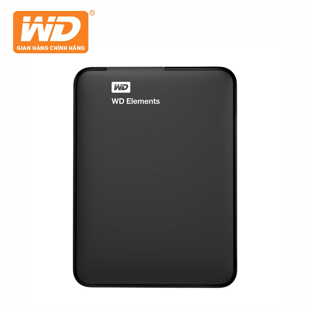 Ổ Cứng Di Động WD Elements Portable 4TB 2.5 USB 3.0 - WDBU6Y0040BBK-WESN - Hàng Phân Phối Chính Hãng