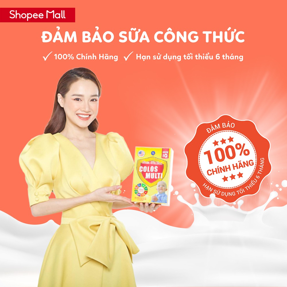 Sữa non Colosmulti IQ hộp 22 gói x 16g giúp bé phát triển chiều cao và trí thông minh