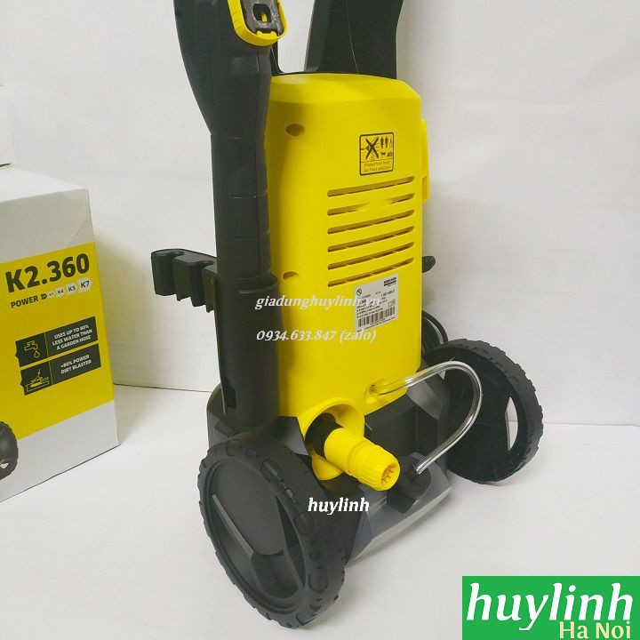 Máy phun xịt rửa xe Karcher K2 360 - Tặng chai dung dịch Karcher 1 Lít