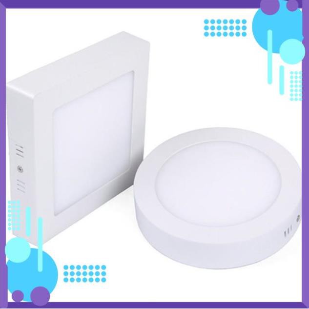 Đèn led ốp trần 24w siêu sáng Tròn - Vuông [ ốp nổi ]