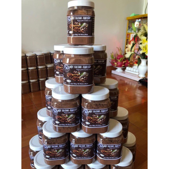 500GR BỘT CACAO NGUYÊN CHẤT CAO CẤP LOẠI 1 ĐẮK LẮK, THƠM NGON, MỊN MƯỚT