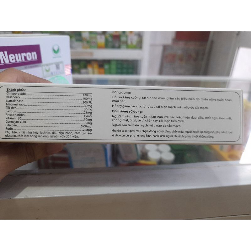 Hoạt Huyết Dưỡng Não Korea Neuron, Giúp tăng cường tuần hoàn máu não, Giảm các di chứng sau tai biến-