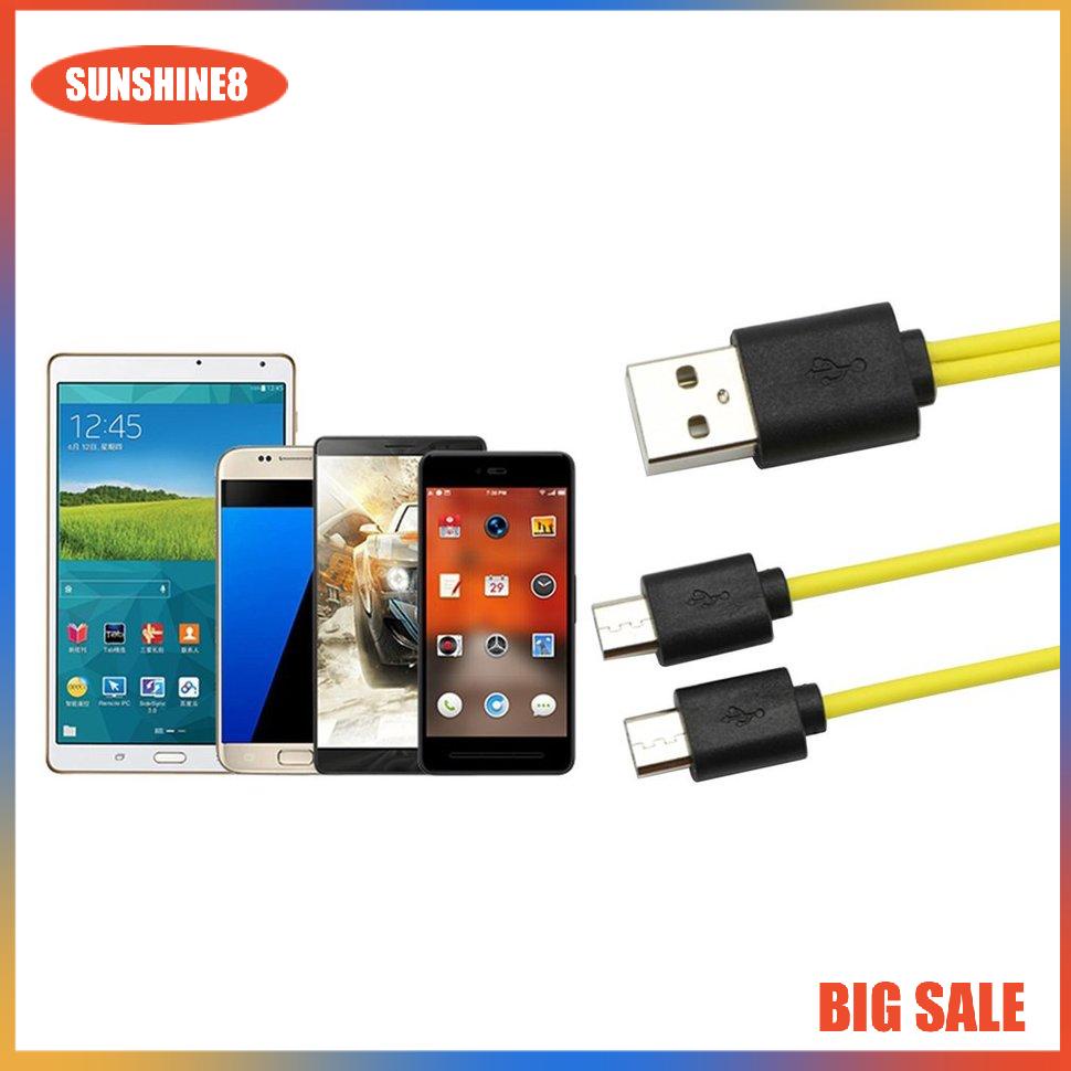 【SUN】[NEW]ZNTER One Drag 1/2/3/4 Micro USB Charging Cable for USB Rechargeable Batteries