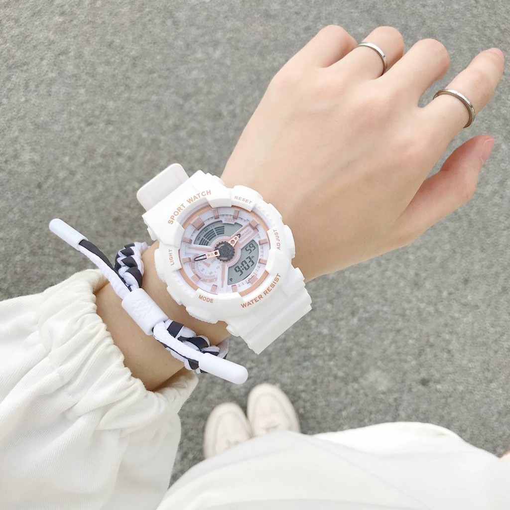 Đồng hồ đeo tay của Yang Zi Watch Women Ins Network Red Unicorn Nam và nữ sinh viên Phiên bản Hàn Quốc của đồng hồ điện