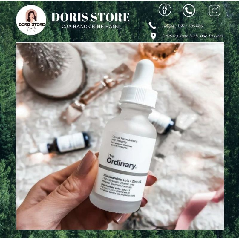 Tinh chất Niacinamide 10%+Zinc 1% The Ordinary