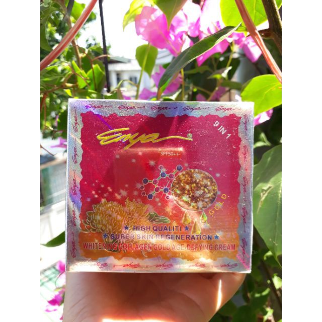 KEM ENYA VÀNG XOÁ THÂM NÁM - PHỤC HỒI DA 9 TRONG 1 - 25G - ENYA WHITENING COLLAGEN GOLD AGE-DEFYING CREAM