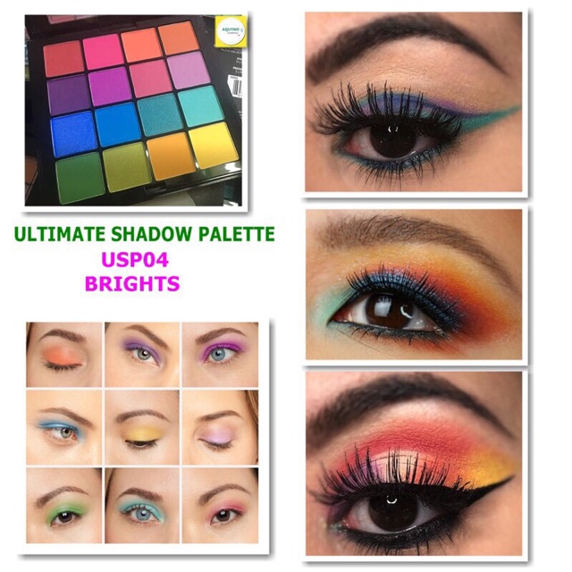 Phấn mắt 16 ô màu NYX Ultimate Bright