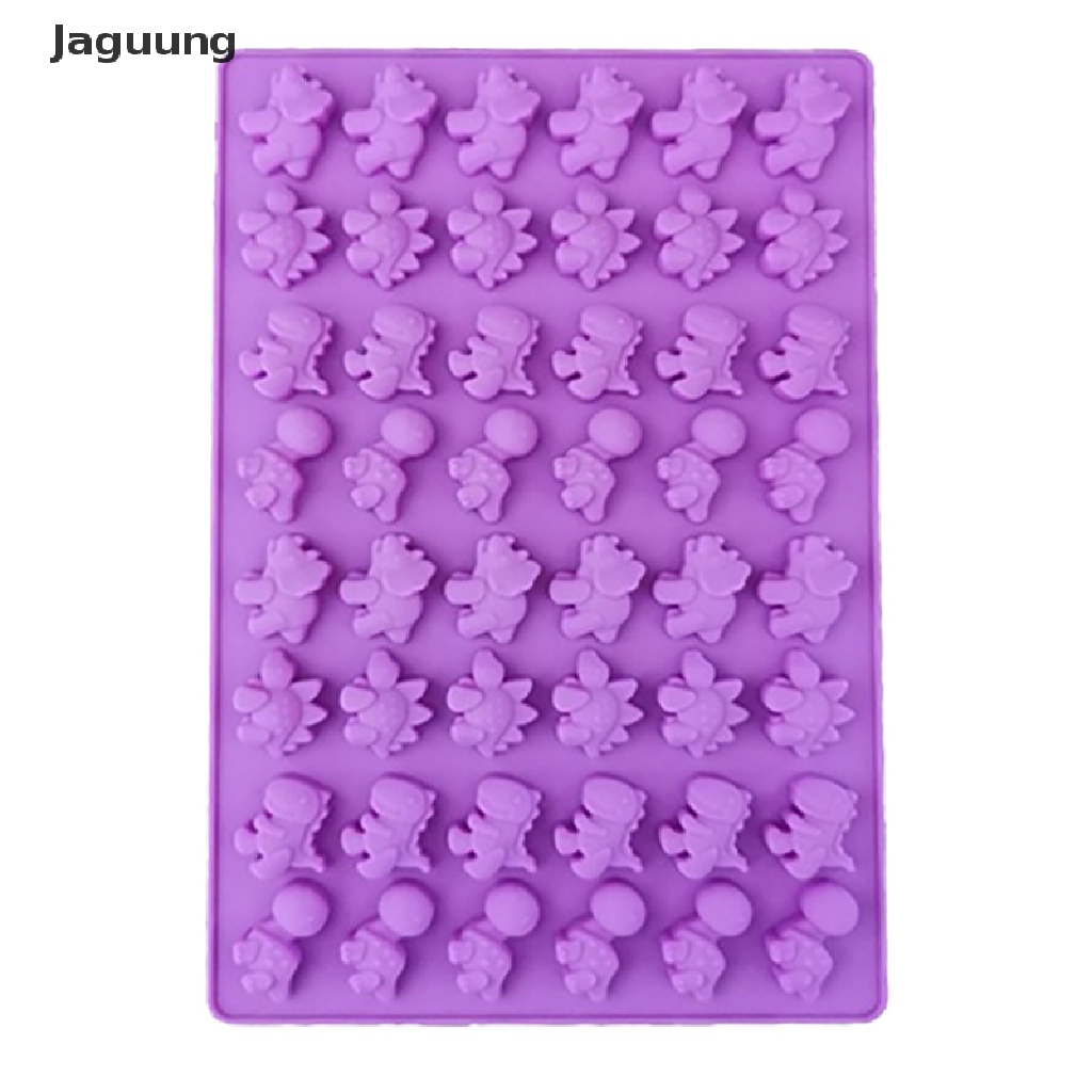 Jaguung 48 Holes Cavities Dinosaur Soft Chocolate Silicone Ice Cube Tray Mold Candy Mold VN