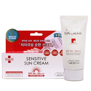 Kem chống nắng cho da nhạy cảm MEDIPLAN Sensitive Sun Cream SPF50+/PA+++