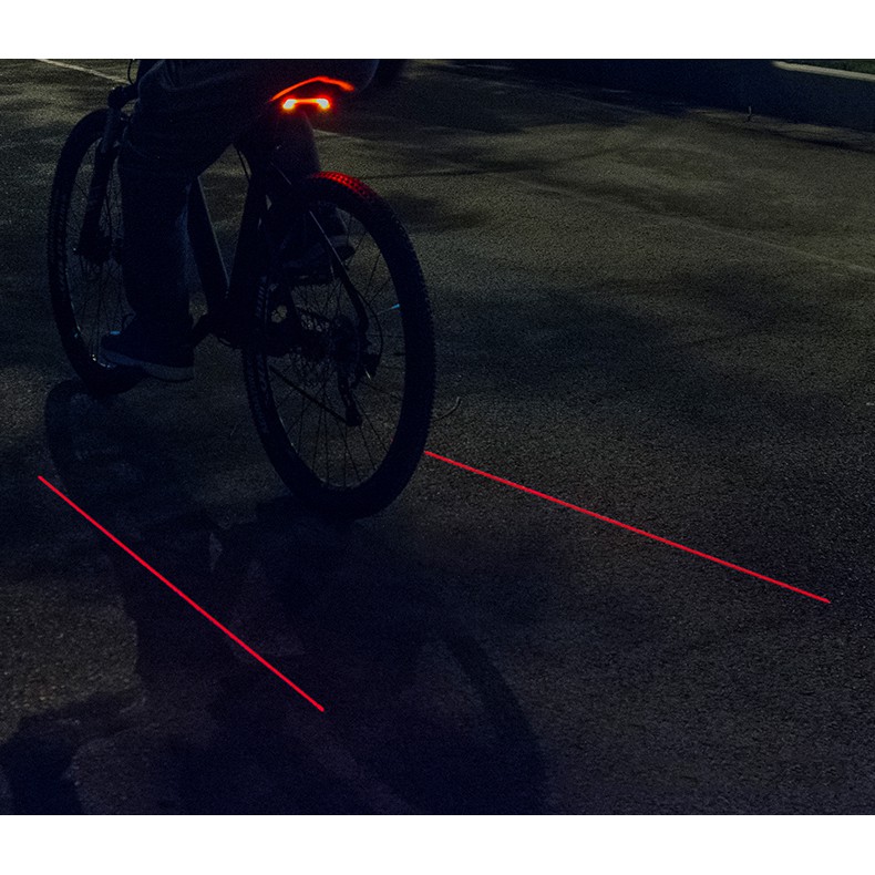 Đèn tín hiệu LED gắn xe đạp tiện dụng