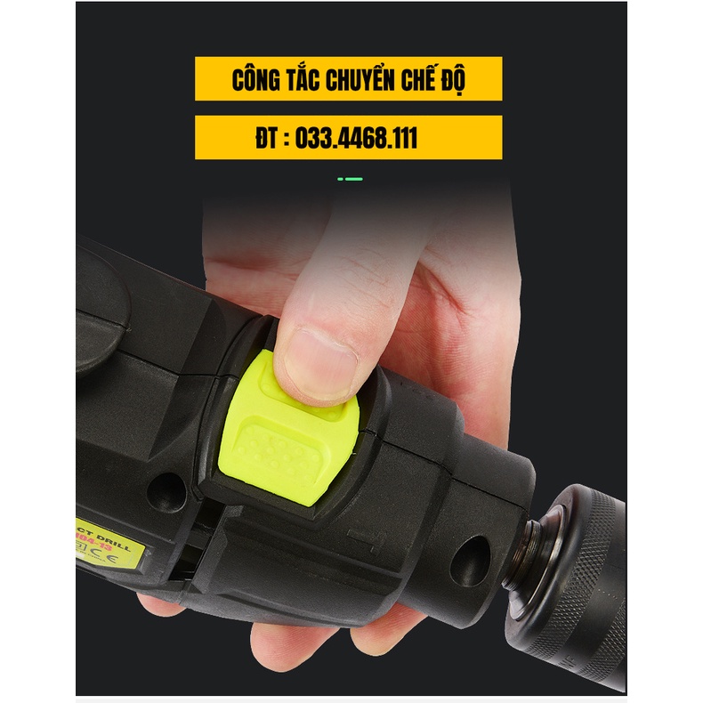 Máy khoan cầm tay Máy khoan Máy khoan tường khoan mini 1050W XCORT Chính Hãng