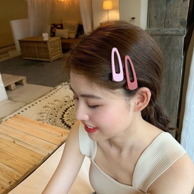 Set 10 Kẹp Tóc Màu Lì Kẹo Ngọt Nhiều Hình Dễ Thương Cho Nữ