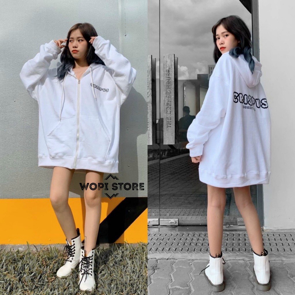 Áo Khoác Nỉ Phối Nón Nam Nữ From Rộng Kiểu Unisex, Chất Liệu Vải Nỉ Mền Mịn Thời Trang Dễ Thương. PY