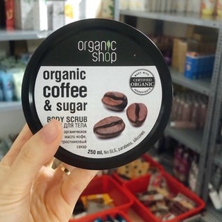 Muối Tắm Tẩy Da Chết Toàn Thân ORGANIC Coffee