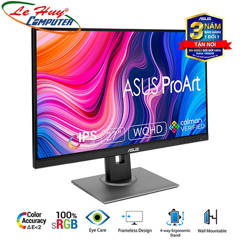 Màn hình ASUS ProArt PA278QV 27inch IPS 2K 75Hz chuyên đồ họa