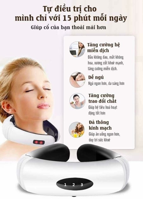 Máy Massage cổ 3D Trị Liệu cao cấp
