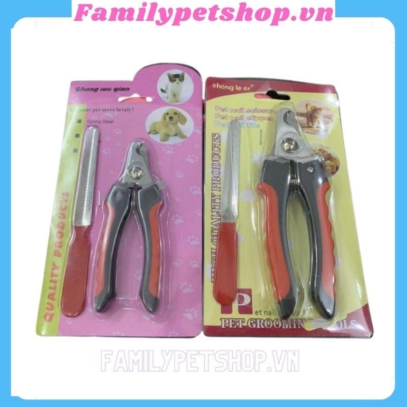 Kìm cắt móng cho chó mèo-mẫu kìm kèm dũa-kéo cắt móng cho mèo-familypetshop.vn