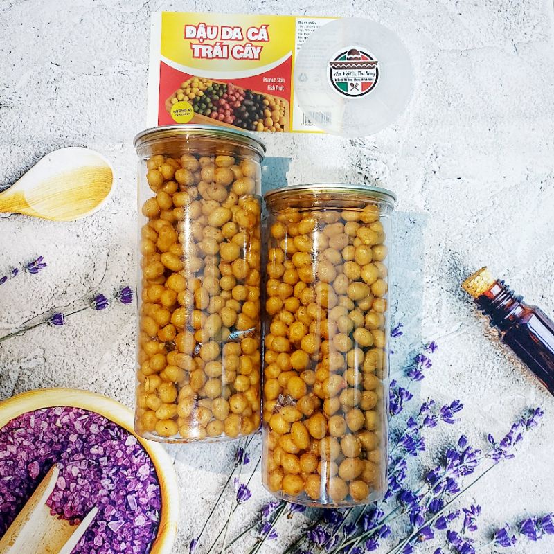 500gr Đậu Phộng Da Cá tỏi ớt giòn béo, thơm ngon - Đồ ăn vặt Thỏ Bông Đồng Tháp vừa ngon vừa rẻ