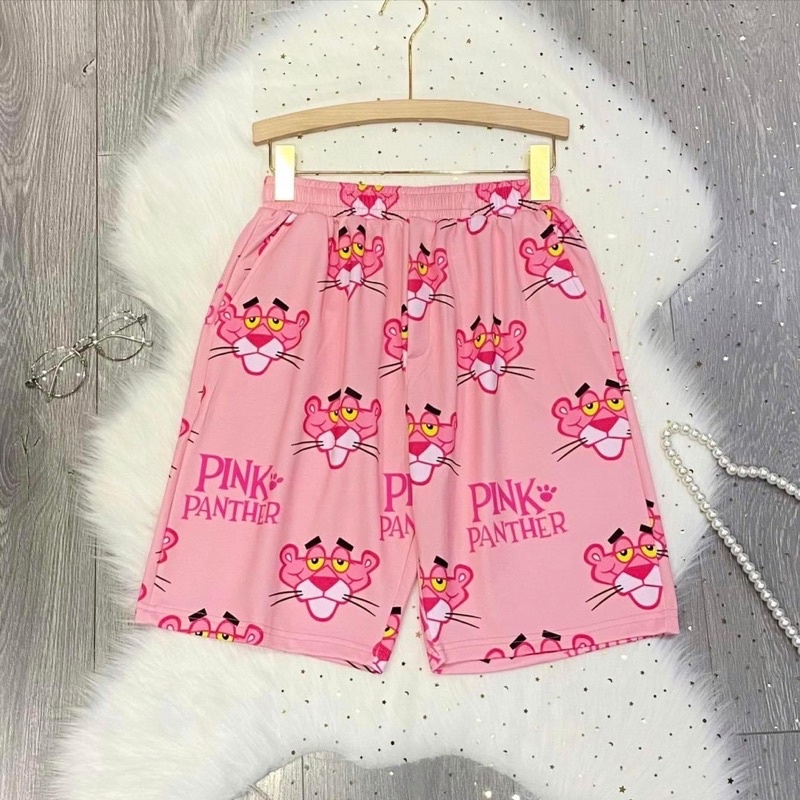 Quần Đùi Lưng Thun Hoạ Tiết Hoạt Hình Dễ Thương Ảnh Thật Shop Chụp