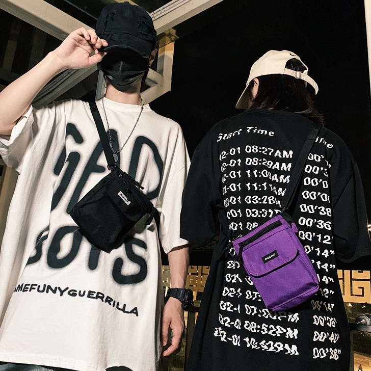 Túi Đeo Chéo Mini Phong Cách Thời Trang Ulzzang Hàn Quốc Dành Cho Nam Giới