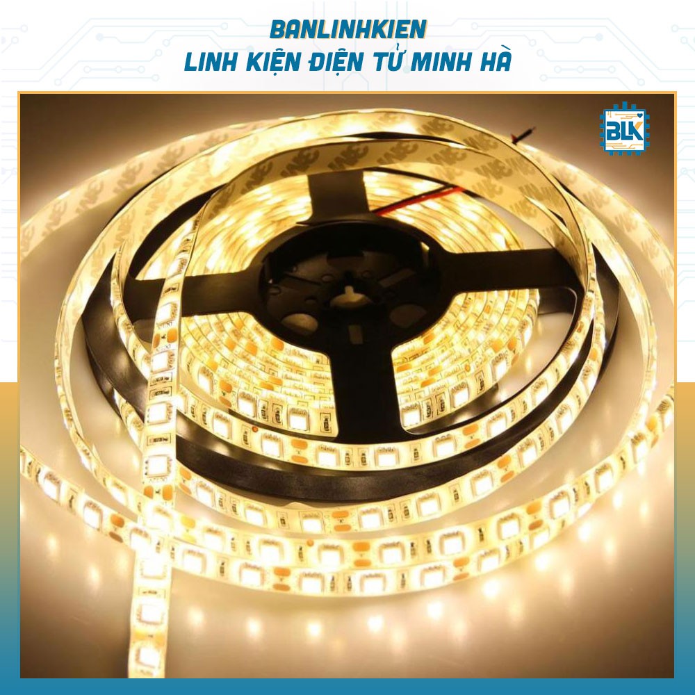 Dây Led 5050 Trắng Ấm PN (Cuộn 5M)