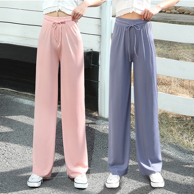 Quần dai nữ ống rộng len tăm - culottes gân tăm - kiểu dáng hàn quốc - LUT