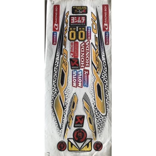 Tem rời Wave Alpha Vàng (50cc, 100cc)