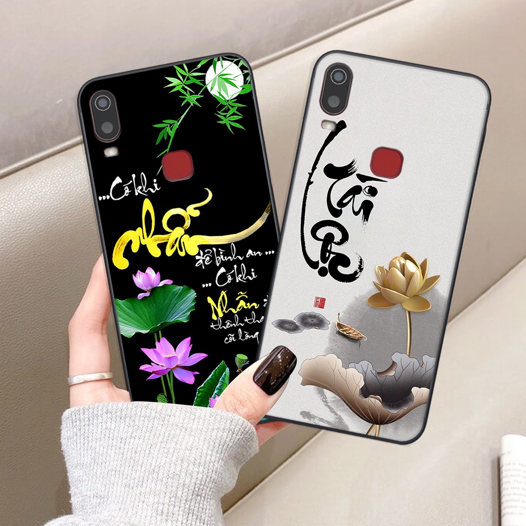 Ốp lưng Vivo Y11 in hình chữ tài chữ lộc, Cha Mẹ, bình an SIÊU ĐẸP