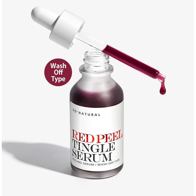 [So Natural ] Tinh chất tái tạo da Red Peel Tingle Serum